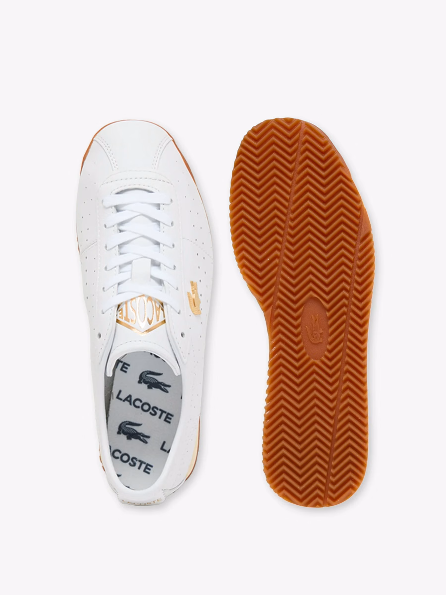 Scarpe da ginnastica in pelle bassa da donna