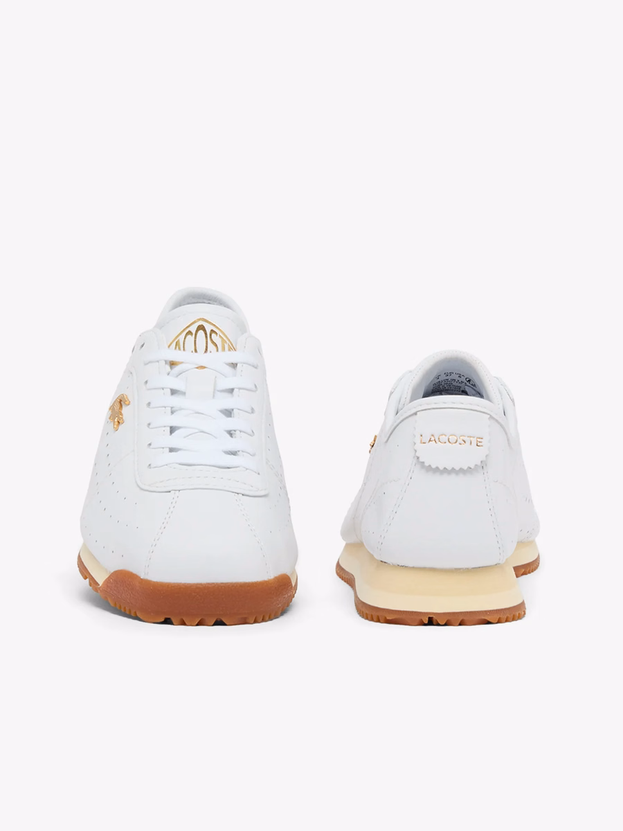 Scarpe da ginnastica in pelle bassa da donna